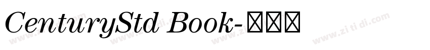 CenturyStd Book字体转换